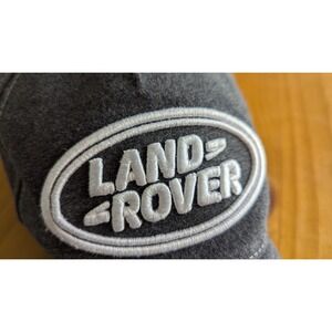 Land Rover Baseball Cap Charcoal Grey Adjustable Strapback Hat Embroidered Logo